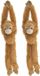 Wild Republic Europe 2x stuks pluche bruine Orang Oetan aap/apen knuffel 51 cm