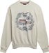 Superdry Tokyo Narrative Oversized Sweatshirt Dames Off White Katoen UK12-EU40