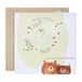 Hallmark Engagement Gefeliciteerd Card - Hedendaagse Beer Illustratie Ontwerp