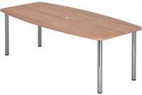 Hammerbacher Conferentie tafel KT22C Walnoot 2.200 x 1.050 x 740 mm