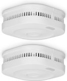 Alecto SMARTSMOKE11 Détecteur de fumée intelligent WiFi - 10 ans batterie - Conforme à la norme européenne EN14604 - 2 pièces