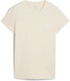 Puma Ess Script T-shirt Met Korte Mouwen Beige L Vrouw