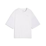 PUMA HER oversized T-shirt voor dames M, White