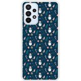 Samsung Sneeuwman siliconen hoesje compatibel met Samsung Galaxy A23 4G, Samsung Galaxy A23 5G