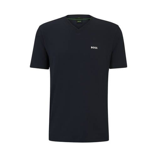 BOSS T-shirt met logo dark blue