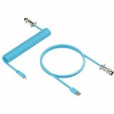 Newskill USB A naar USB-C kabel blauw