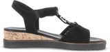 Gabor - Femme - Sandale plate - Nubuck - Velcro - Printemps/Été 2026