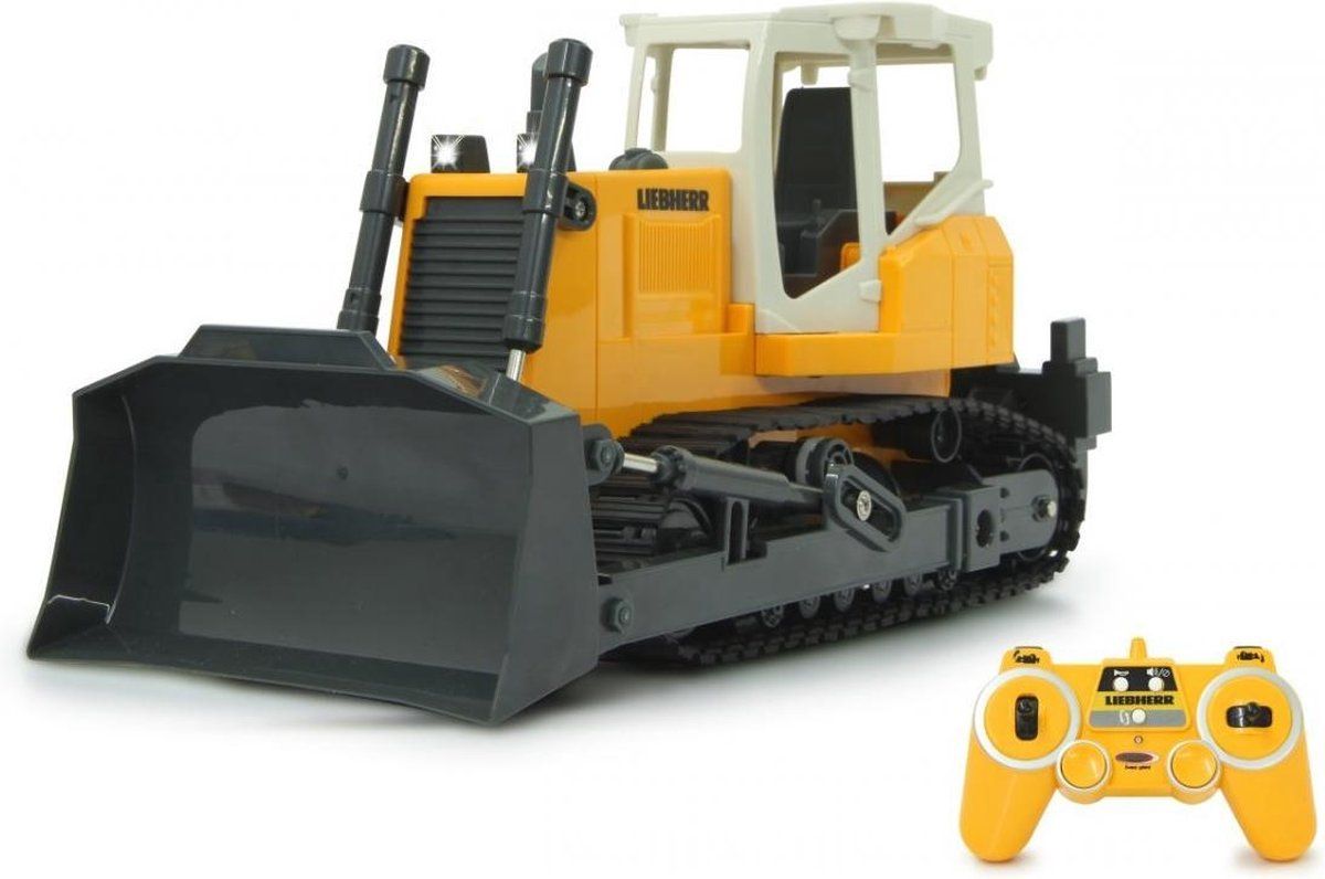 Jamara Bulldozer RC 35,5 x 17,5 cm 2,4 GHz 1:20 - Geel