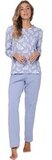 Pastunette Tender Women's Pyjama Set - Cotton - Size 44 - Blue - Floral - Long Sleeve - 121252-136-1