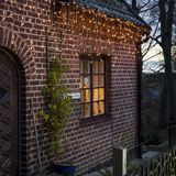 Konstsmide Set van 2 - IJspegelverlichting voor buiten - Lang - 200 LED's - 2200K Amber - 5 meter per snoer - kerstverlichting - IP44