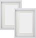 Allecto Premium 3D Fotolijst Set A4 Met Echt Glas en Diep Objectframe - Geschikt voor 15 x 20 cm Foto's - Set van 2