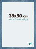 Your Decoration - Cadre photo 35x50 cm - MDF - Bleu clair balayé - Mura