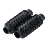 Kreidler jeu de soufflets, fourches coniques en caoutchouc noir (150/25/30mm) pour Kreidler Florett "Eiertank" K54/OM K53 (1957-1966)