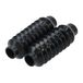 Kreidler jeu de soufflets, fourches coniques en caoutchouc noir (150/25/30mm) pour Kreidler Florett "Eiertank" K54/OM K53 (1957-1966)
