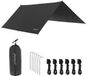 Solidchoice - Bâche de camping imperméable 305 x 293 cm pour extérieur