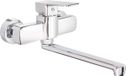 Deante Maro Serie - Robinet de cuisine - Montage mural - Chrome - Bec pivotant