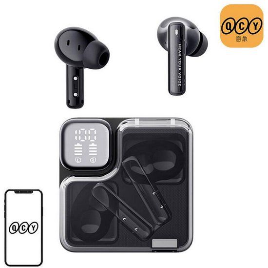 QCY T31 - Over-ear koptelefoon - Zwart