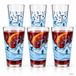MamboCat CHALET 6-delige set Latte Macchiato glazen met ski-decor 380ml