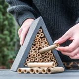 CJ Wildlife - 100st Navul buisjes - 90mm - Voor Insectenhotels Matias, Isabela & Culebra - Bamboe hulzen van hoge kwaliteit