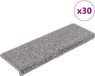 vidaXL Trapmatten - 30 stuks - 65x21x4 cm - Grijs - Rechthoekige Rand