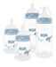 NUK First Choice Babyfles 150 ml Transparant, Blauw Kunststof