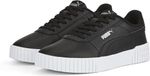 PUMA Carina 2.0 Dames Sneakers - Zwart/Zilver - Maat 40,5