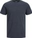 JACK&JONES JJEORGANIC MELANGE TEE SS O-NECK NOOS Heren T-shirt Navy Blazer XS