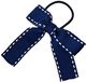 Mopec S84.25 Marineblauwe strik en elastisch, 15 mm, 24 stuks, stof, één maat