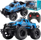 Malplay Jeep Raptor radiocommandée tout-terrain avec télécommande RC rechargeable, jusqu'à 10 km/h, échelle 1:14, batterie 500 mAh