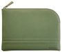 RHODIA 116632C - Etui met Ritssluiting in Imitatieleer - Salie - Maat M (16 x 22 cm)
