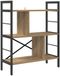 vidaXL Boekenplank - 5-laags - 75 x 30 x 91 cm - Bewerkt hout - Artisan Eiken