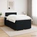 Maison Exclusive - Lit boxspring avec matelas noir 120 x 200 cm Tissu
