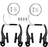 Goodivery ® Système de freinage de vélo avec freins de type V pour VTT et vélos, câbles inclus