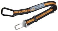 Kurgo Directe bevestiging aan de veiligheidsgordel (universeel) voor honden, verstelbare maat, snelle en eenvoudige installatie, oranje/zwart