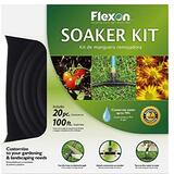 Flexon WS100KITCN 20-delige Soaker Slang Kit - 100' - Zwart