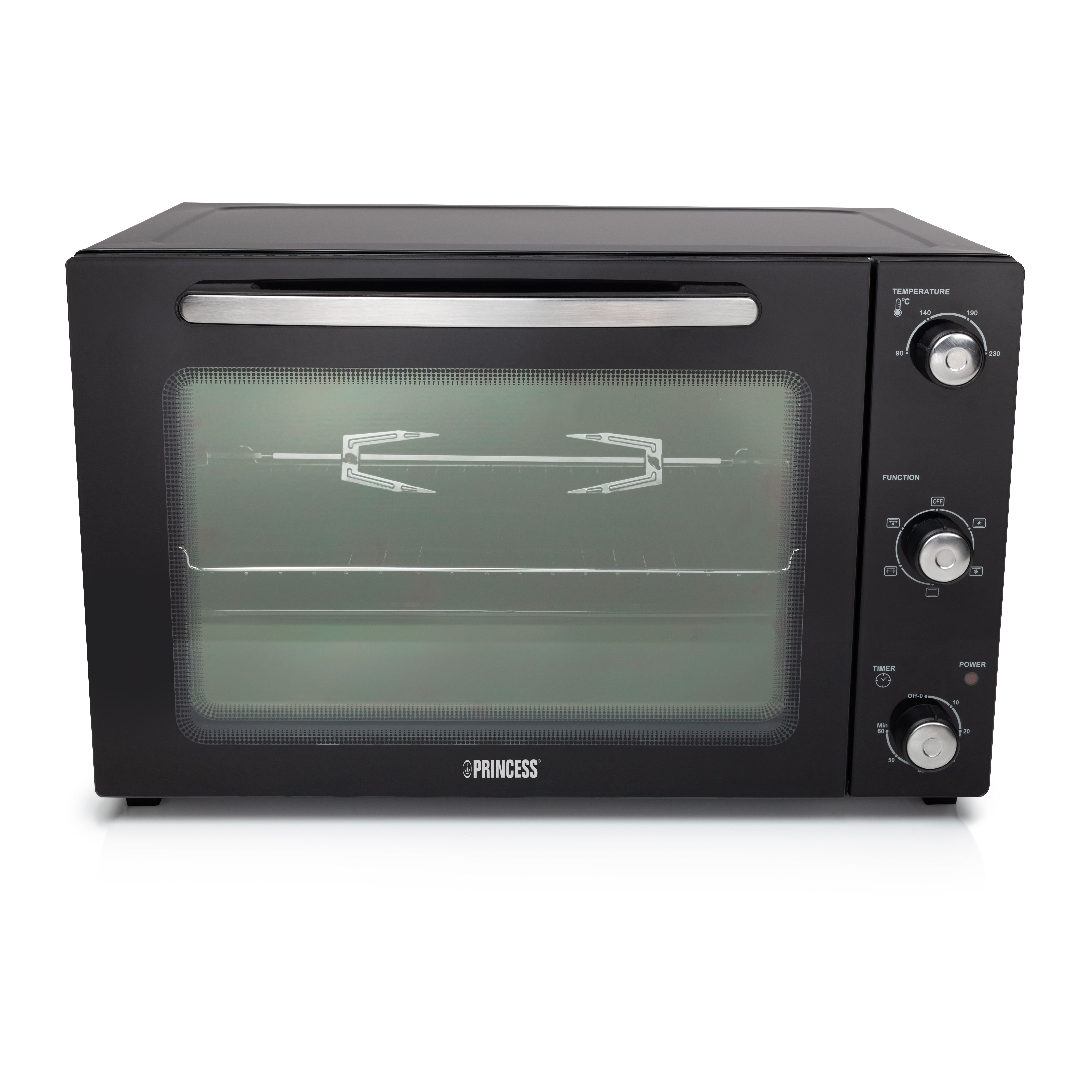 Princess 112751 Heteluchtoven - 55 liter - 2000W - Zwart