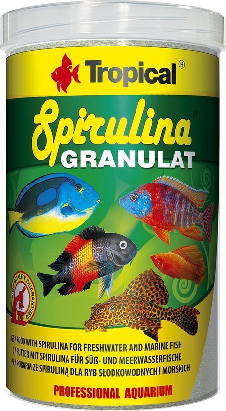 Tropical Spirulina Granulat 1000ml / 440g