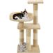 Arbre à chat 65 cm beige
