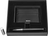 HUGO BOSS Set Noir (stylos à bille & porte-cartes)