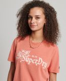Superdry Dames tshirt VINTAGE PRIDE IN CRAFT TEE