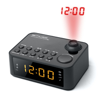Muse Electronics Muse M-178P - Digitale Wekkerradio met Projectie - Zwart
