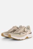 Gabor Rollingsoft Sneakers Beige Leer