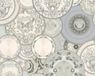 A.S. Création Versace Behang Luxurieus Behang Vliesbehang 10.05 m x 0.70 m Zilver Grijs Wit Gemaakt in duitsland 349013 34901-3