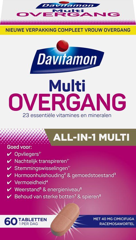 Davitamon Compleet Vrouw Overgang - 60 tabletten