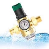 Icecat Réducteur de pression d'eau avec manomètre et filtre, filetage 3/4 de pouce