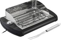Lagrange 319004 2300W vrijstaande elektrische barbecue - Zwart/Roestvrijstaal