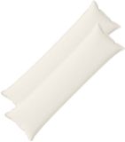 vidaXL - Kussensloop - 2 stuks - HOUTEN - Crèmekleurig - 40 x 145 cm - corduroy
