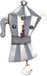 Allen Designs Grappig klokje grijze koffiepot