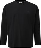 s.Oliver T-shirt met korte mouwen en ronde hals voor heren, effen, zwart, 5XL