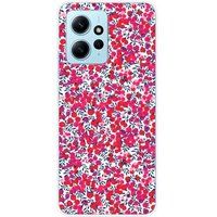 Liberty wiltshire rouge Bedrukt siliconen hoesje compatibel met Xiaomi Redmi Note 12 4G